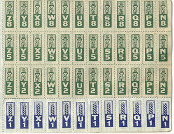Rationing Stamps
